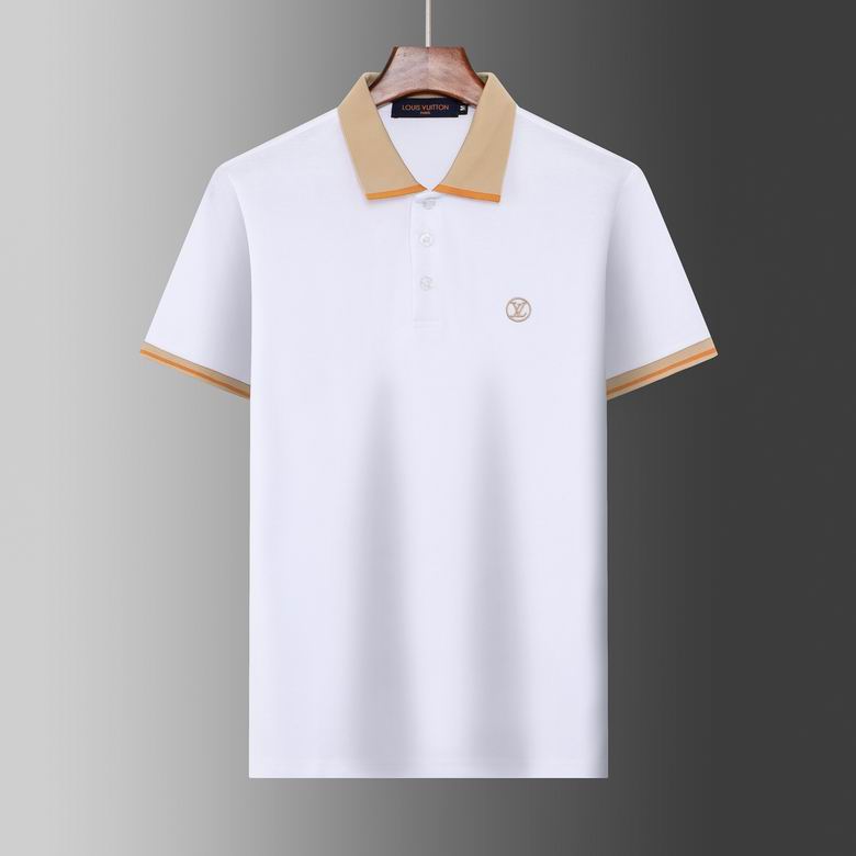 Wholesale Cheap Louis Vuitton Short Sleeve Lapel T Shirts for Sale