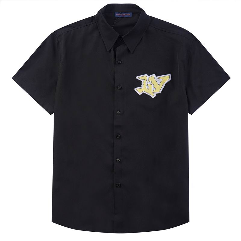 Wholesale Cheap Louis Vuitton Short Sleeve Men Shirts for Sale