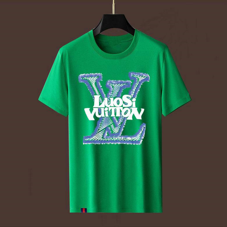 Wholesale Cheap Louis Vuitton Short Sleeve Replica T Shirts for Sale