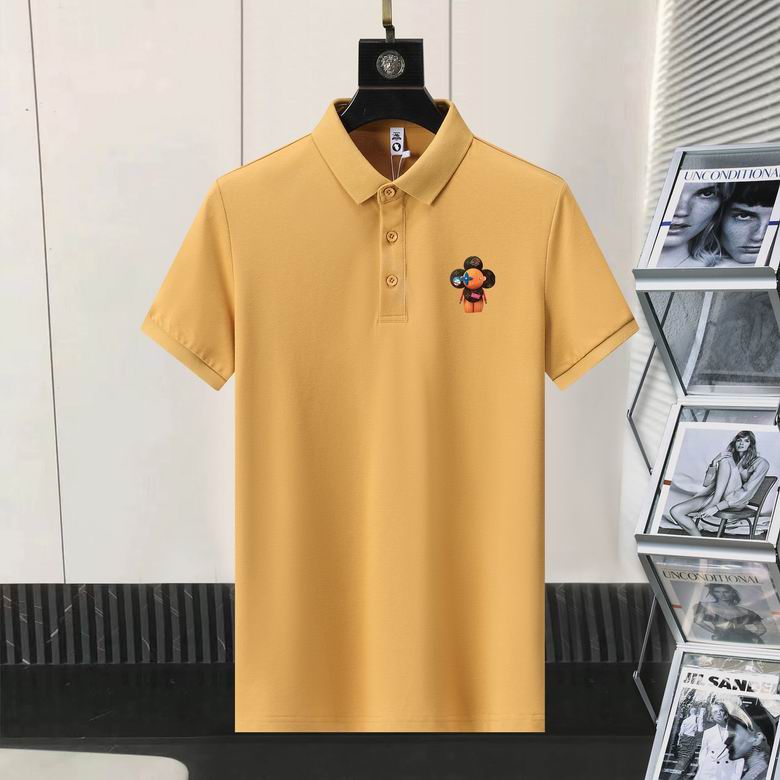 Wholesale Cheap Louis Vuitton Short Sleeve Lapel T Shirts for Sale