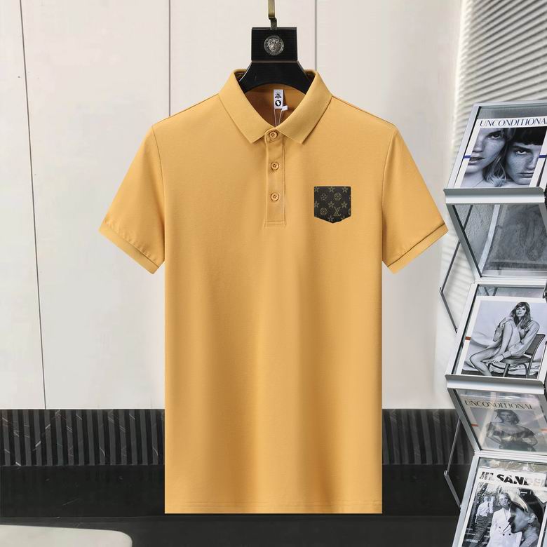 Wholesale Cheap Louis Vuitton Short Sleeve Lapel T Shirts for Sale