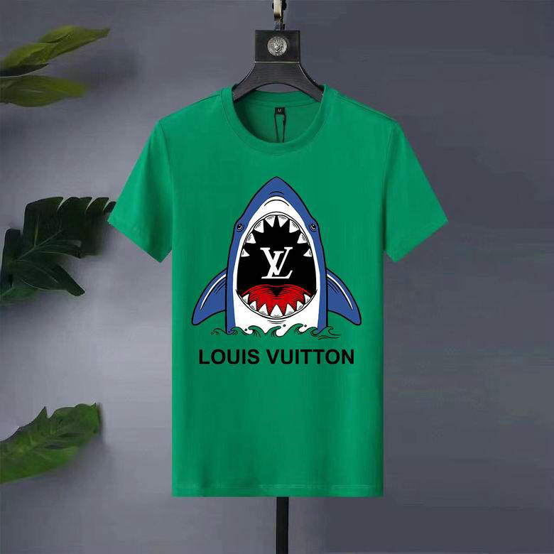 Wholesale Cheap Louis Vuitton Short Sleeve Replica T Shirts for Sale