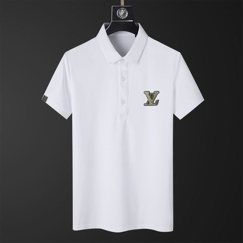 Wholesale Cheap Louis Vuitton Short Sleeve Lapel T Shirts for Sale