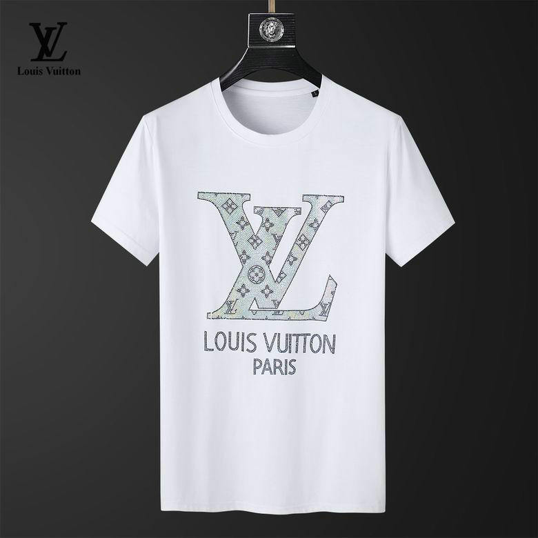 Wholesale Cheap Louis Vuitton Short Sleeve Replica T Shirts for Sale