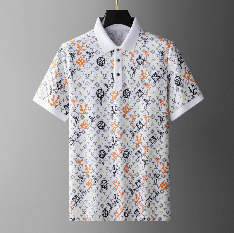 Wholesale Cheap Louis Vuitton Short Sleeve Lapel T Shirts for Sale