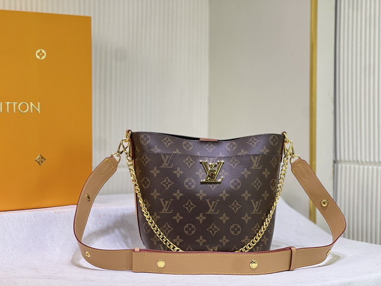 Wholesale Cheap Aaa Louis Vuitton Lock and Walk Lockme Leather Bags for Sale