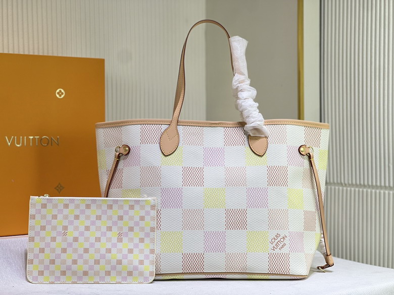 Wholesale Cheap Aaa Louis Vuitton Neverfull MM Damier Bags for Sale