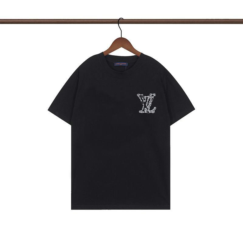 Wholesale Cheap Louis Vuitton Short Sleeve Replica T Shirts for Sale