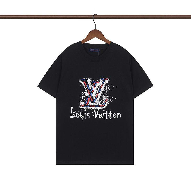 Wholesale Cheap Louis Vuitton Short Sleeve Replica T Shirts for Sale