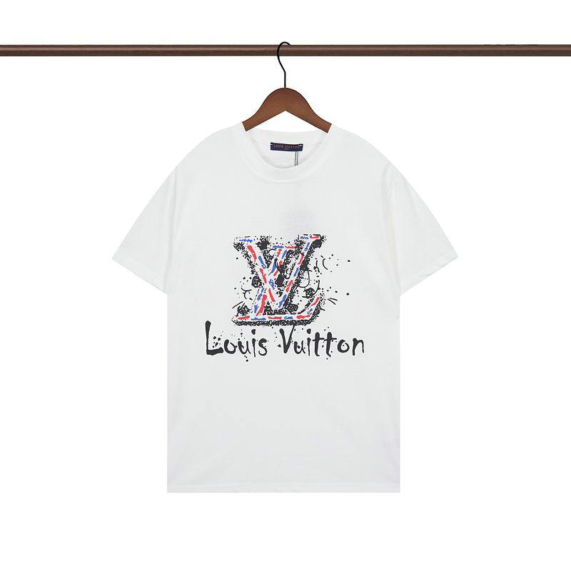 Wholesale Cheap Louis Vuitton Short Sleeve Replica T Shirts for Sale