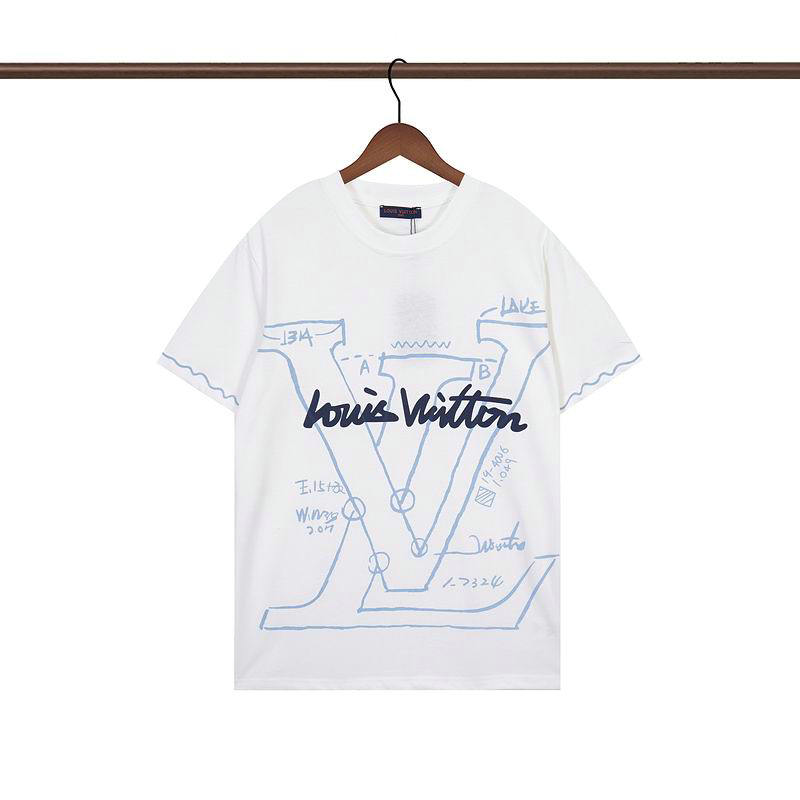 Wholesale Cheap Louis Vuitton Short Sleeve Replica T Shirts for Sale