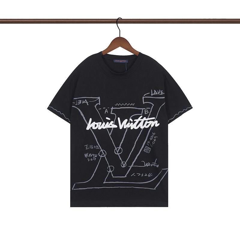 Wholesale Cheap Louis Vuitton Short Sleeve Replica T Shirts for Sale