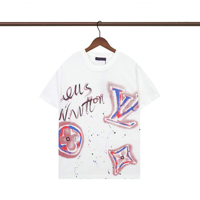 Wholesale Cheap Louis Vuitton Short Sleeve Replica T Shirts for Sale