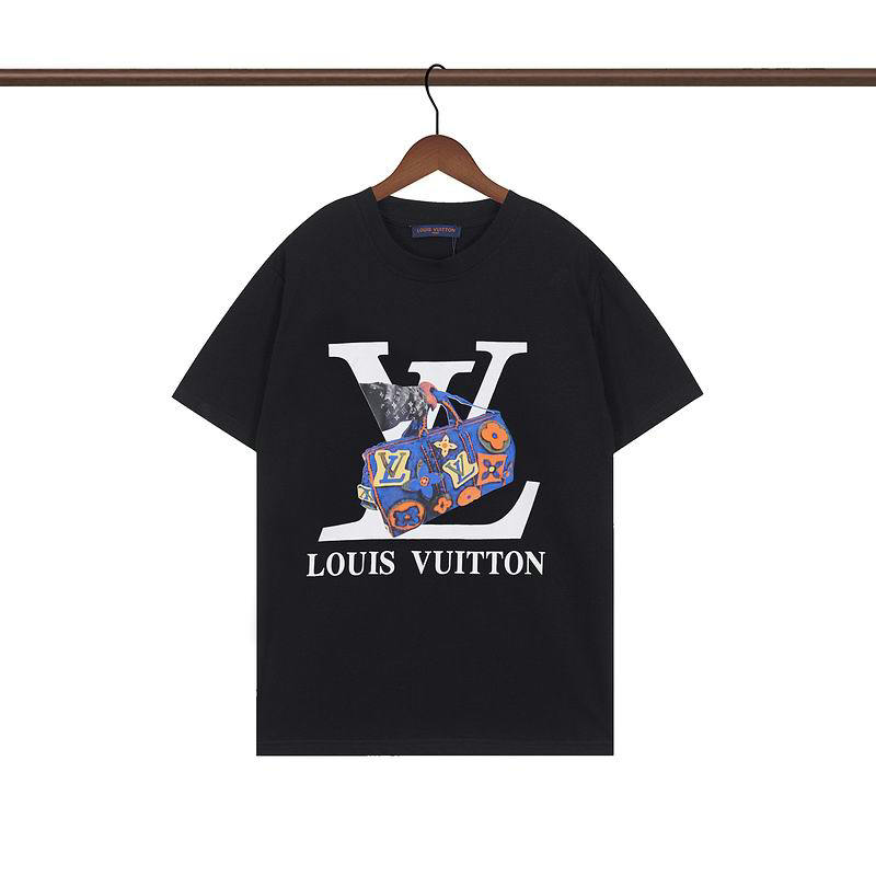 Wholesale Cheap Louis Vuitton Short Sleeve Replica T Shirts for Sale