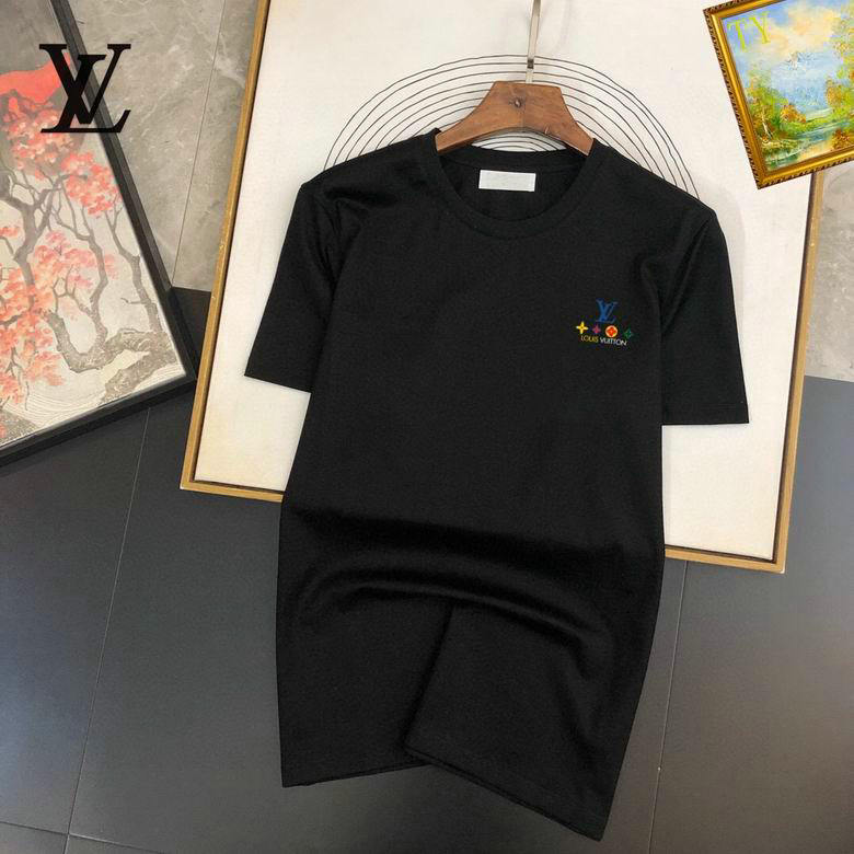 Wholesale Cheap Louis Vuitton Short Sleeve Replica T Shirts for Sale