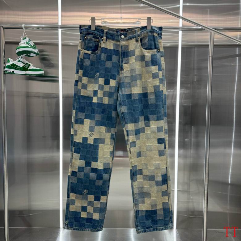 Wholesale Cheap Louis Vuitton Replica Jeans for Sale