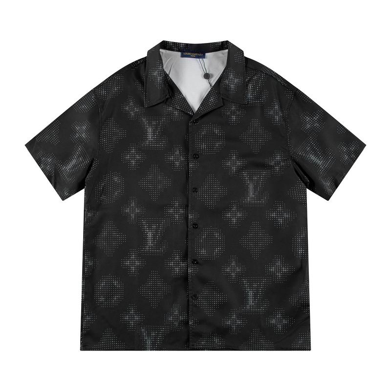 Wholesale Cheap Louis Vuitton Short Sleeve Replica Shirts for Sale