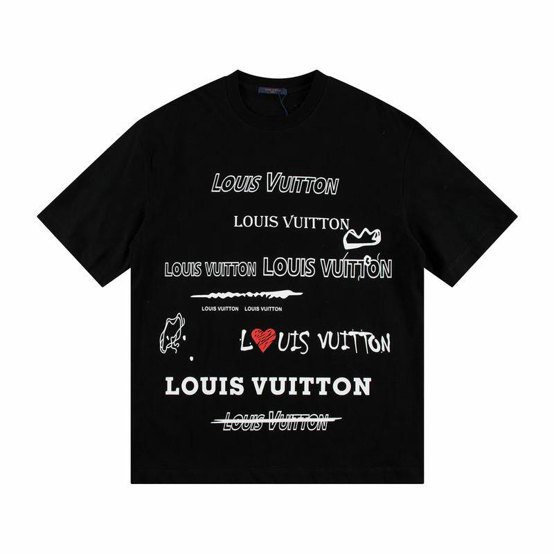 Wholesale Cheap Louis Vuitton Women Short Sleeve Replica T Shirts for Sale