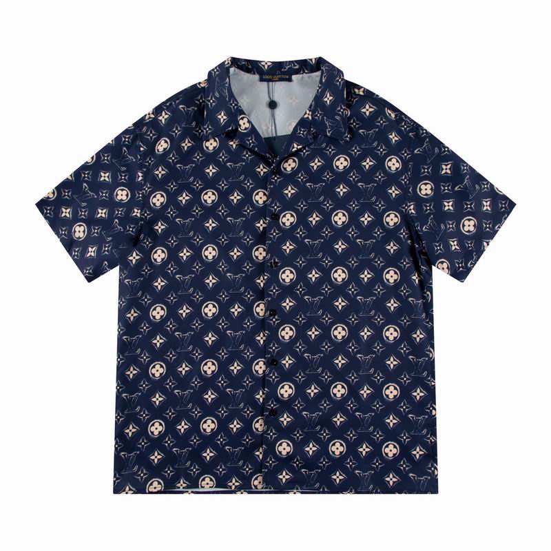 Wholesale Cheap Louis Vuitton Short Sleeve Replica Shirts for Sale