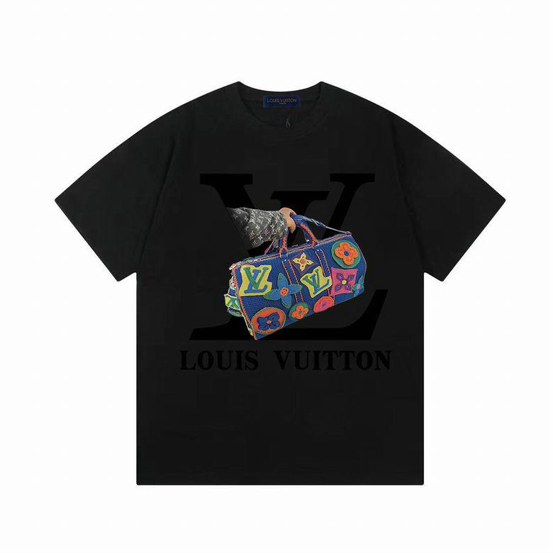 Wholesale Cheap Louis Vuitton Short Sleeve Replica T Shirts for Sale