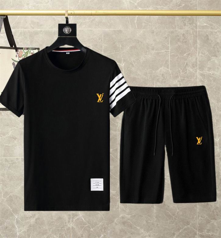 Wholesale Cheap Lv Short Sleeve Replica Tracksuits for Sale