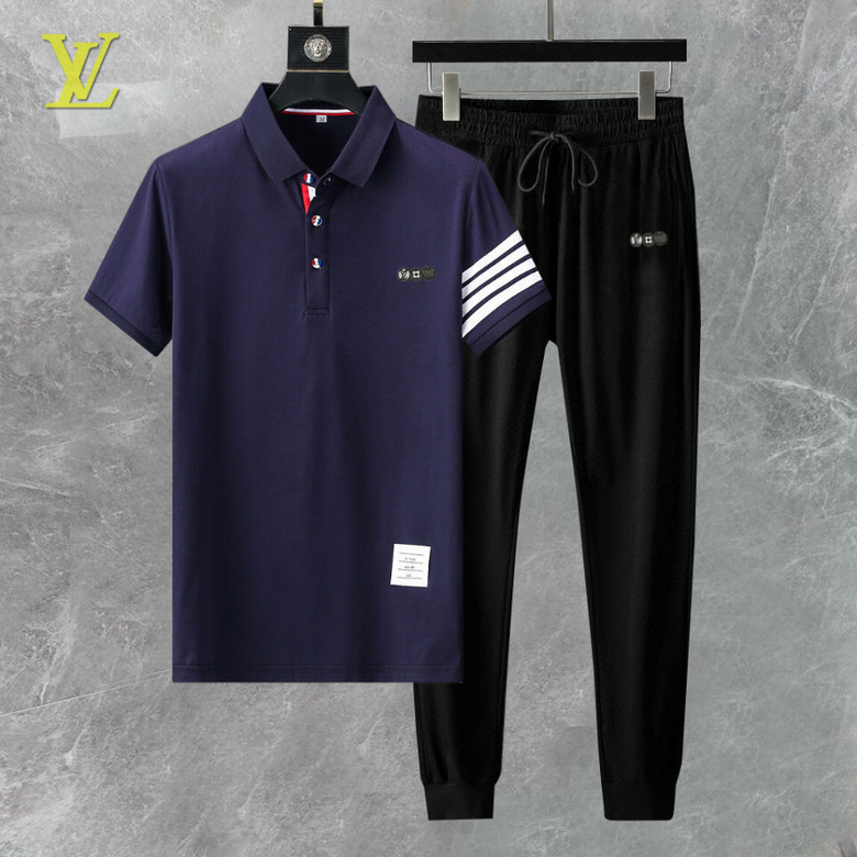 Wholesale Cheap Lv Short Sleeve Replica Tracksuits for Sale