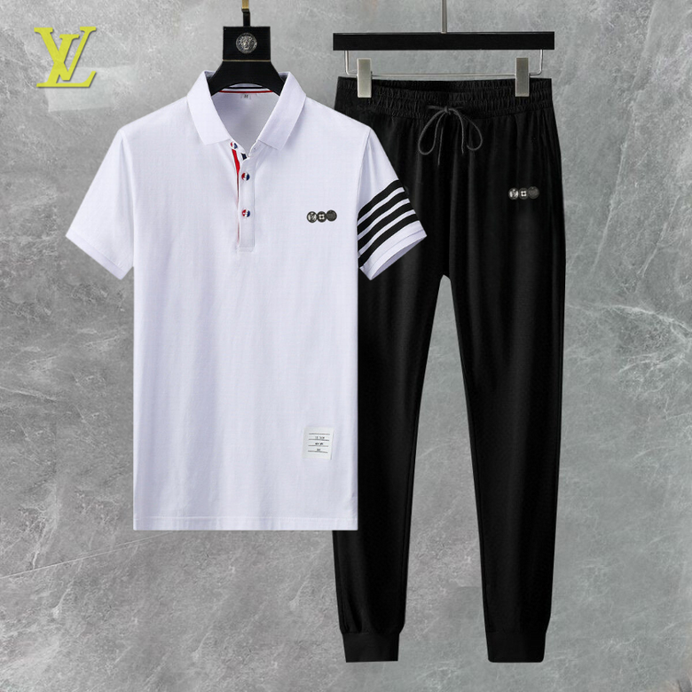 Wholesale Cheap Lv Short Sleeve Replica Tracksuits for Sale