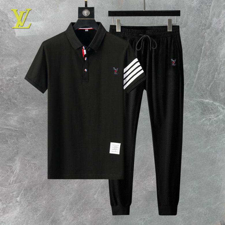 Wholesale Cheap Lv Short Sleeve Replica Tracksuits for Sale