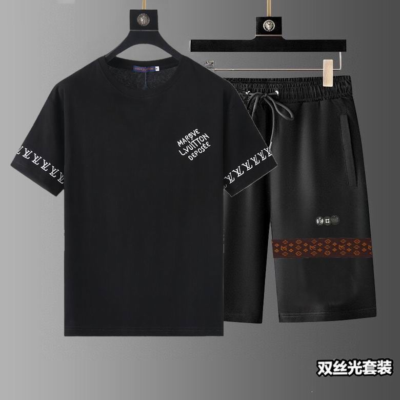 Wholesale Cheap Lv Short Sleeve Replica Tracksuits for Sale