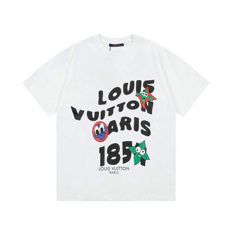 Wholesale Cheap Louis Vuitton Short Sleeve Replica T Shirts for Sale