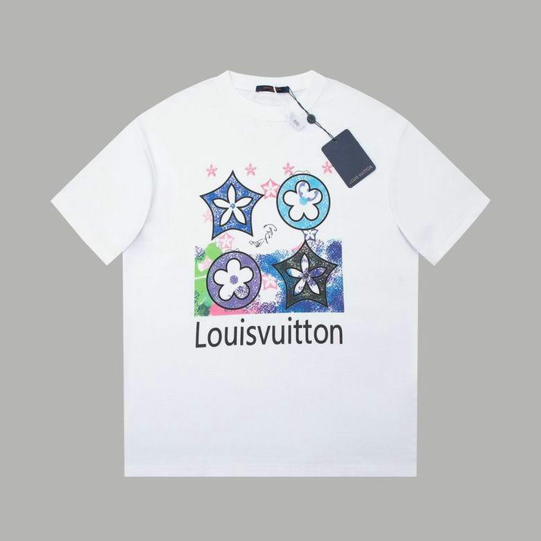 Wholesale Cheap Louis Vuitton Short Sleeve Replica T Shirts for Sale