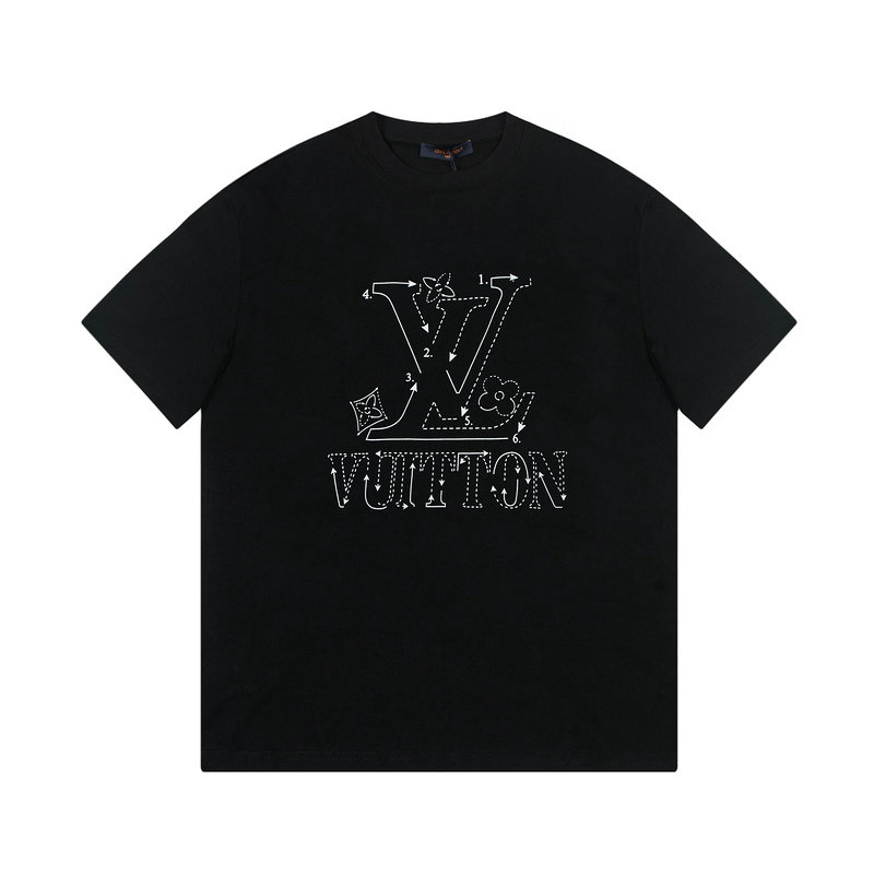 Wholesale Cheap Louis Vuitton Short Sleeve Replica T Shirts for Sale