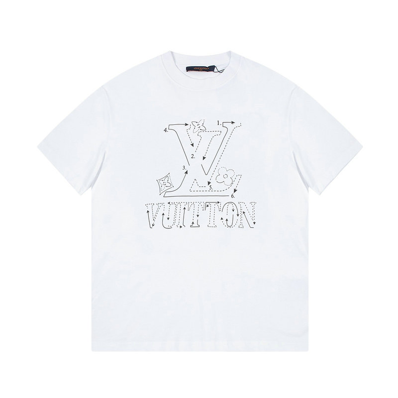 Wholesale Cheap Louis Vuitton Short Sleeve Replica T Shirts for Sale