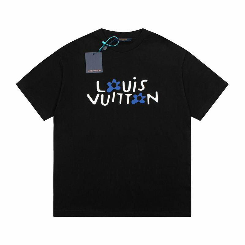 Wholesale Cheap Louis Vuitton Women Short Sleeve Replica T Shirts for Sale