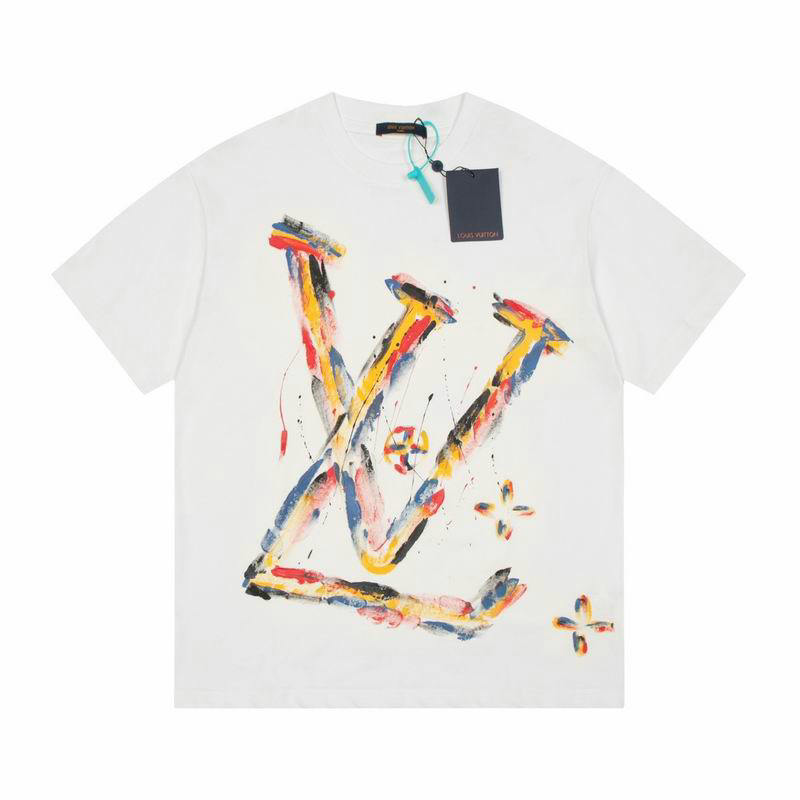 Wholesale Cheap Louis Vuitton Women Short Sleeve Replica T Shirts for Sale