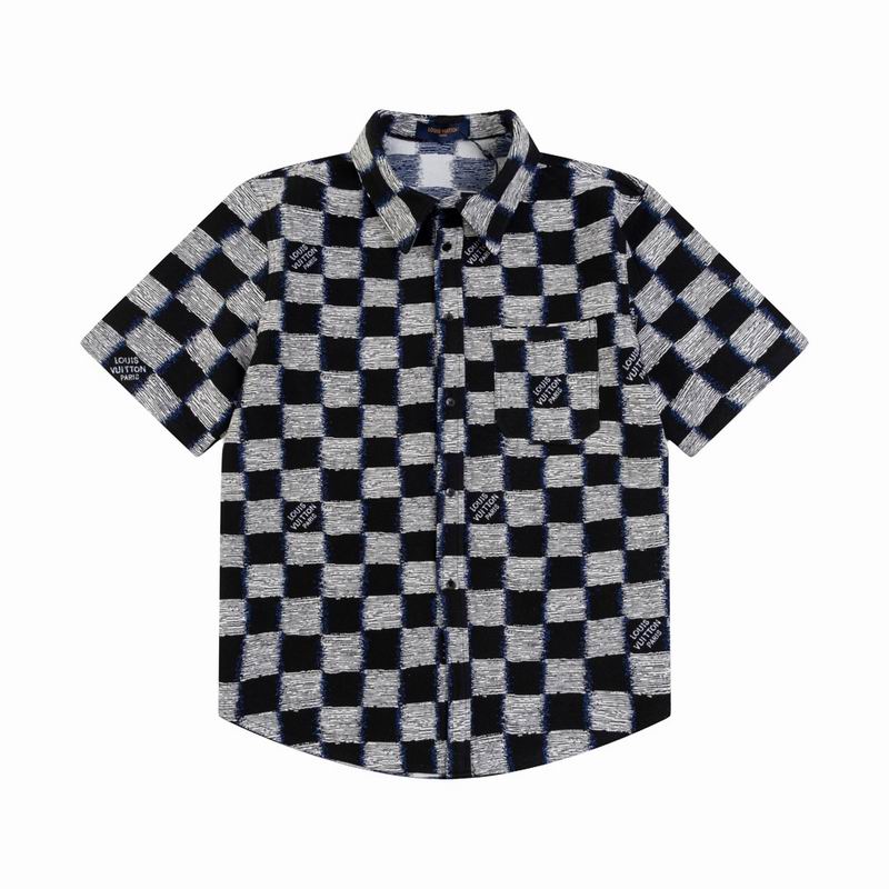 Wholesale Cheap Louis Vuitton Short Sleeve Replica Shirts for Sale