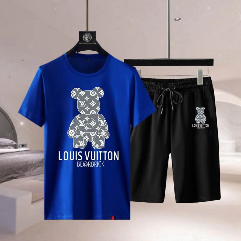 Wholesale Cheap LV Short Sleeve Replica Tracksuits for Sale