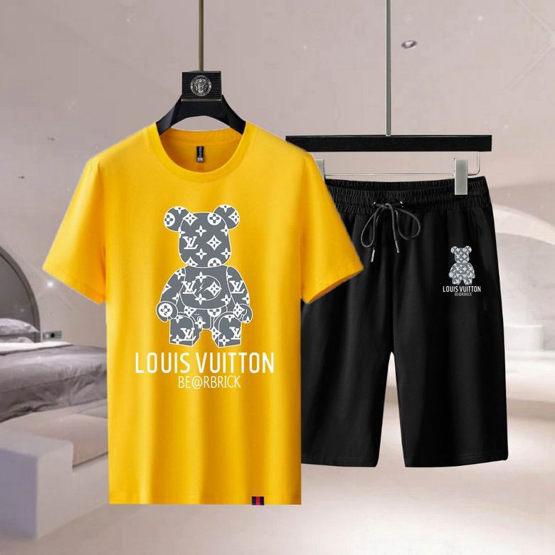 Wholesale Cheap LV Short Sleeve Replica Tracksuits for Sale