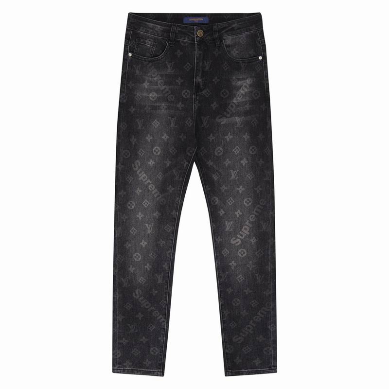 Wholesale Cheap Louis Vuitton Replica Jeans for Sale