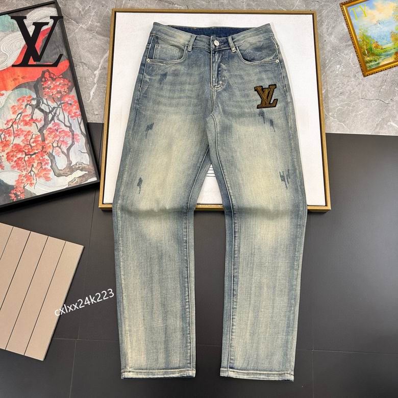 Wholesale Cheap Louis Vuitton Replica Jeans for Sale