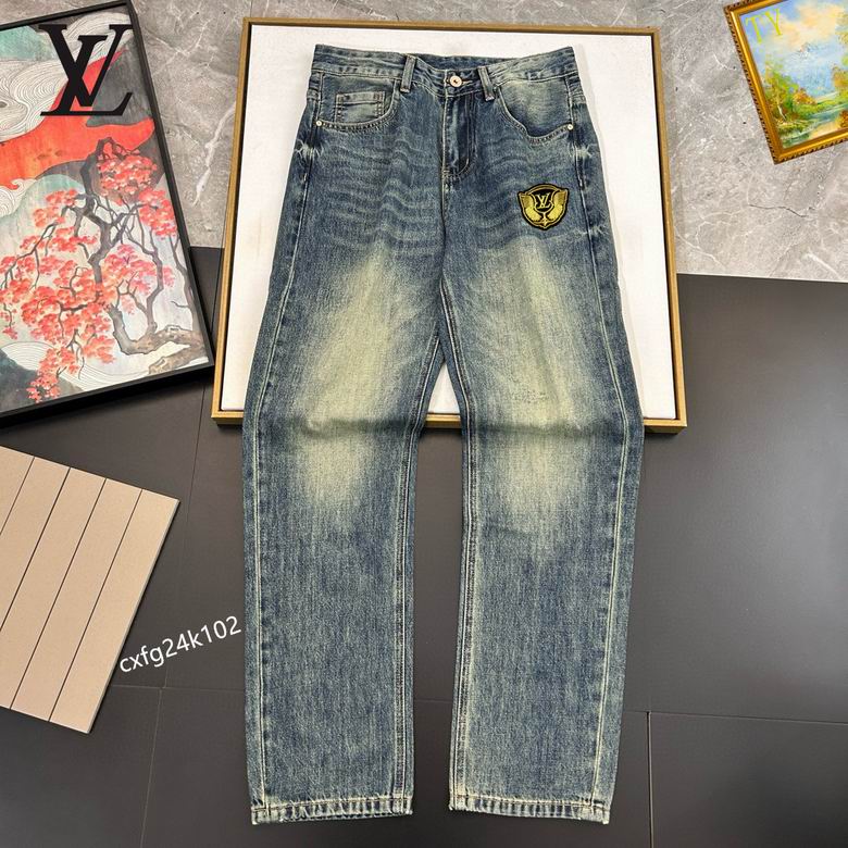 Wholesale Cheap Louis Vuitton Replica Jeans for Sale