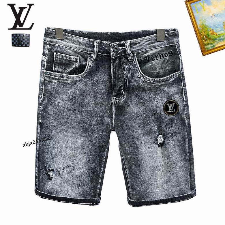 Wholesale Cheap Louis Vuitton Replica Jeans Shorts for Sale