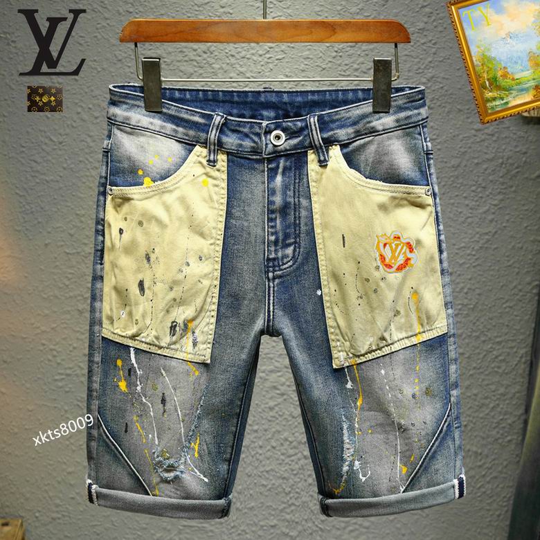 Wholesale Cheap Louis Vuitton Replica Jeans Shorts for Sale