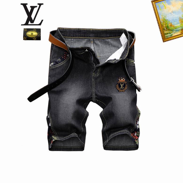 Wholesale Cheap Louis Vuitton Replica Jeans Shorts for Sale