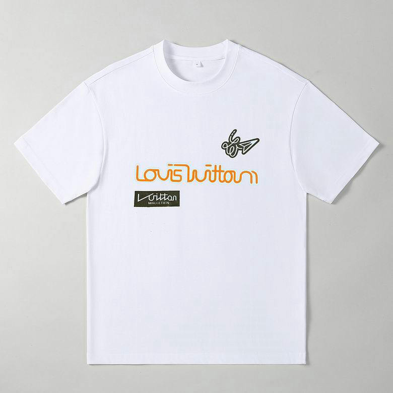 Wholesale Cheap Louis Vuitton Short Sleeve men T Shirts for Sale