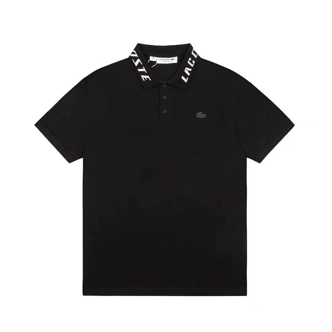 Wholesale Cheap Lacoste Short Sleeve Lapel T Shirts for Sale