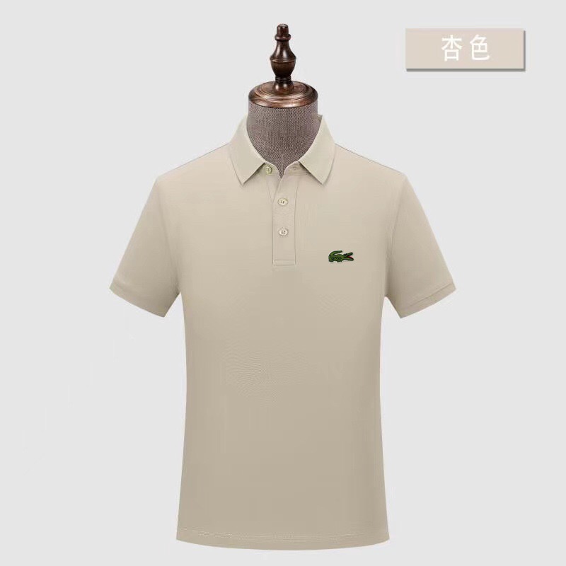 Wholesale Cheap Lacoste Short Sleeve Lapel T Shirts for Sale