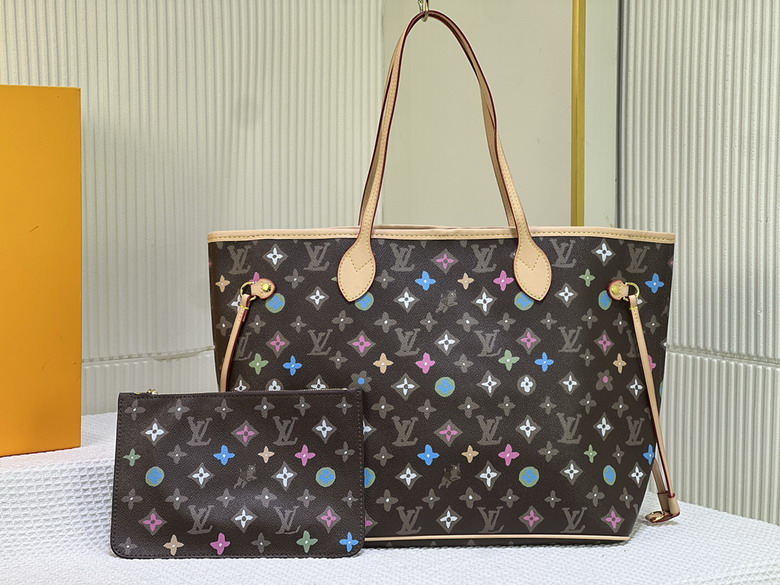 Wholesale Cheap Aaa Louis Vuitton Neverfull Monogram Canvas Tote Bags for sale