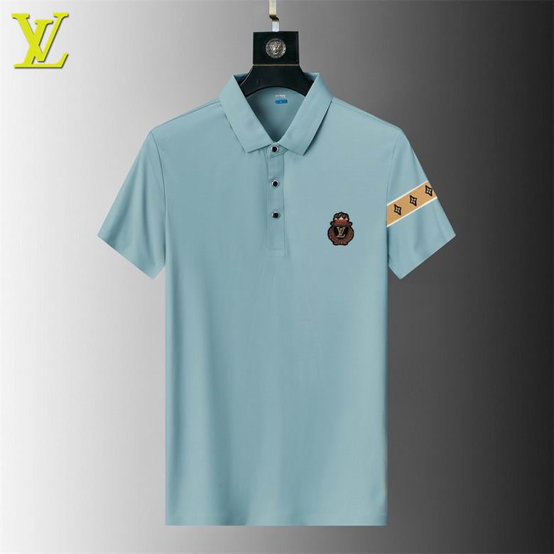 Wholesale Cheap Louis Vuitton Short Sleeve Lapel T Shirts for Sale