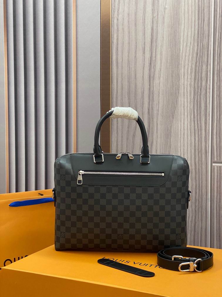 WholesaleCheap Louis Vuitton Porte-Documents Jour Damier Graphite Canvas bags for Sale